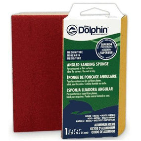 Blue Dolphin 5-inch Medium/Fine Angular Sanding Sponge