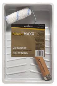 MooreMAXX Microfibre 100mm (4") Rod Frame w/ Small Tray & Liner  This kit contains: 1 tray, 1 liner, 1 rod frame (4" Roller) & 1 mini microfiber roller  Length - 100mm (4")  Nap - 10mm  Semi-Smooth Finish     MooreMAXX™ rollers are all premium Microfiber, offering the highest capacity and superior coverage with minimal spatter. Recommended for use with Aura®, Regal® Select, and Benjamin Moore Natura™ paint.